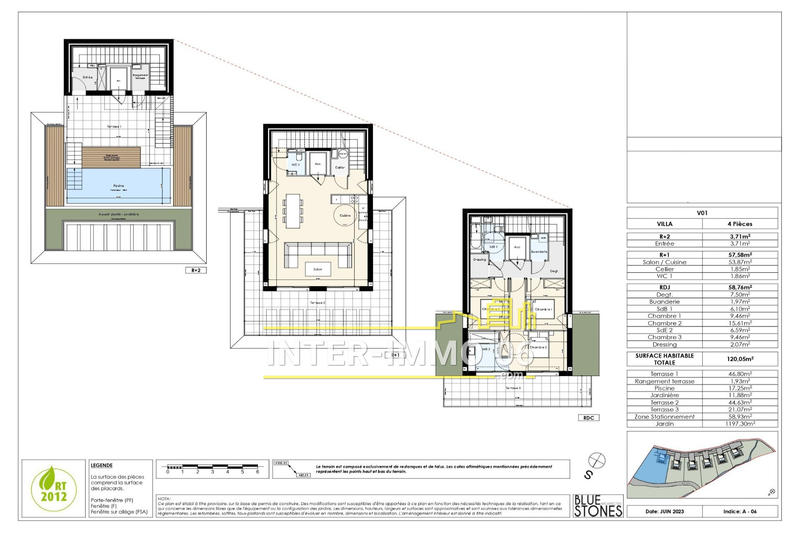 Villa - 120 m² - 4 pièces