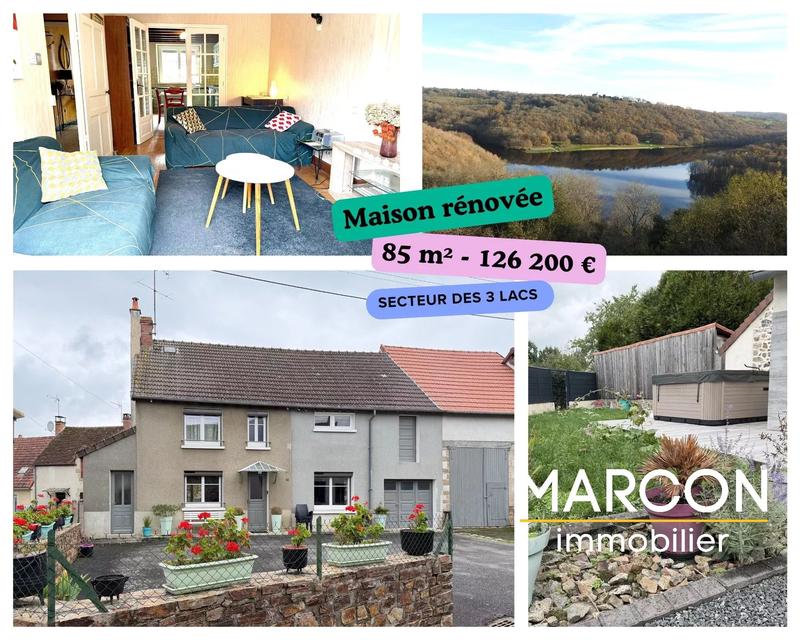 Maison de village - 85 m² - 4 pièces