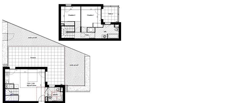 Duplex - 62 m² - 3 pièces