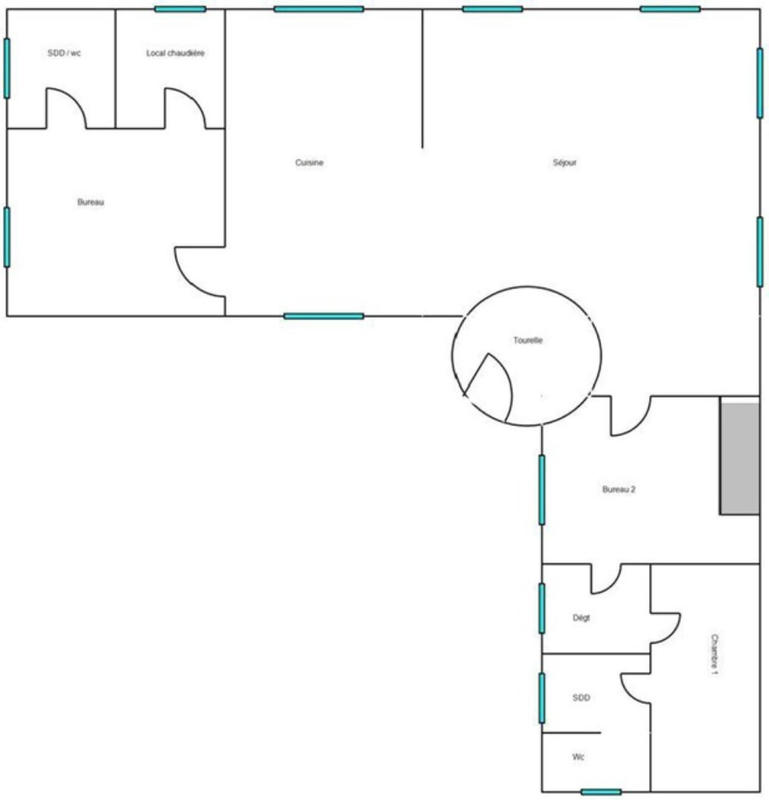 Maison - 214 m² - 8 pièces