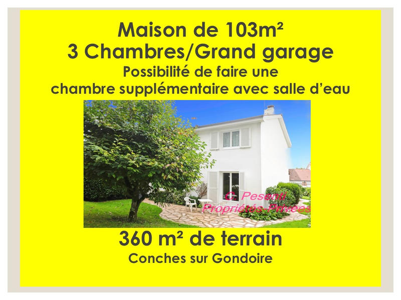 Maison - 103 m² - 5 pièces