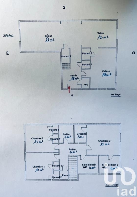 Duplex - 130 m² - 5 pièces