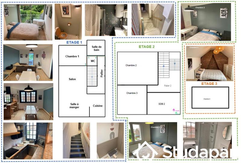 Chambre - 11 m² - 1 pièce