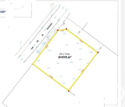 Terrain - 518 m²
