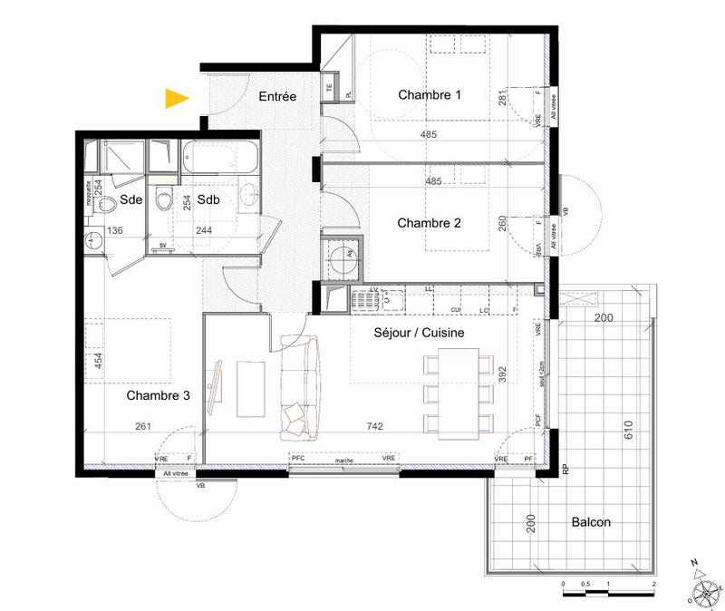 Appartement - 83 m² - 4 pièces