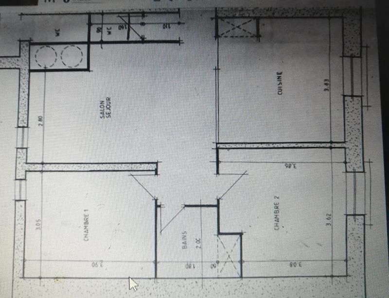 Appartement - 65 m² - 3 pièces