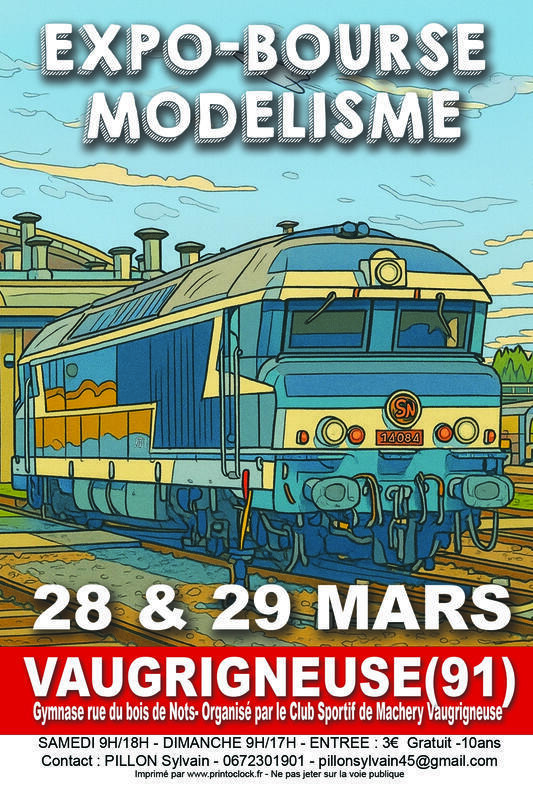 Exposition - bourse ferroviaire - modélisme