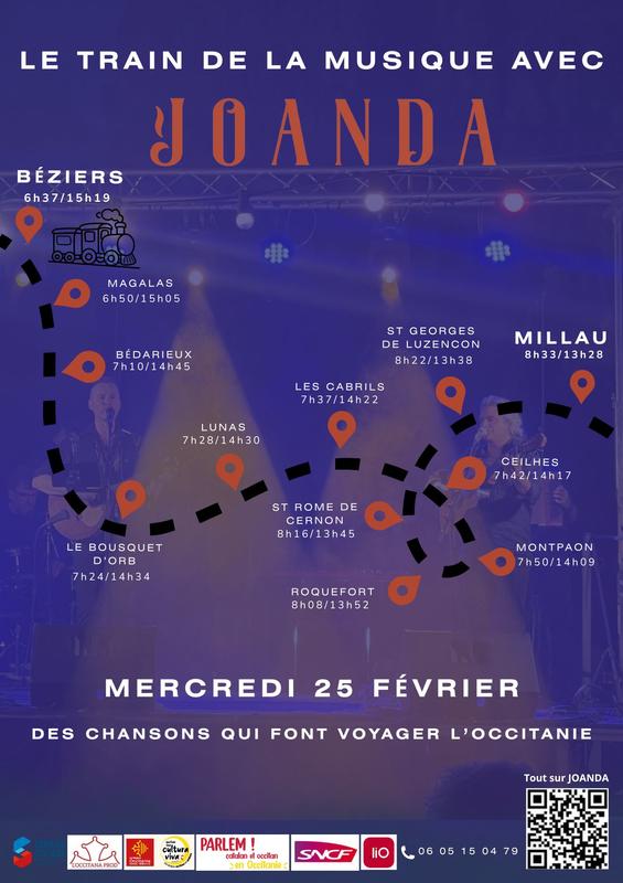 Le train de la musique avec Joanda