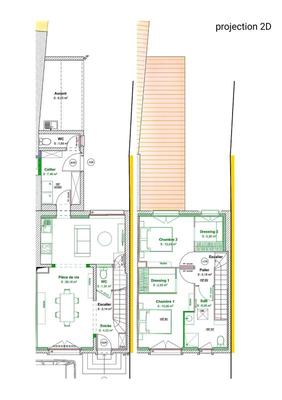 Maison - 83 m² - 4 pièces