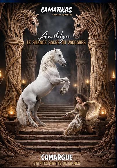 Spectacle "Anatilya, le silence sacré du Vaccarès" au Théâtre Equestre Camarkas