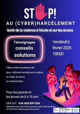 Lutter contre le harcèlement à l'école et sur les écrans