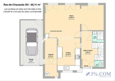 Pavillon - 116 m² - 5 pièces