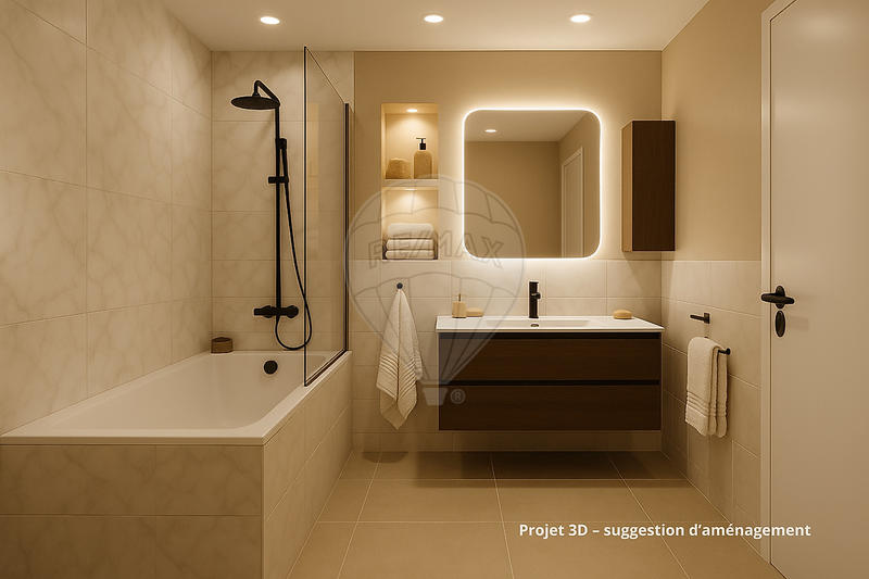 Appartement - 49 m² - 2 pièces