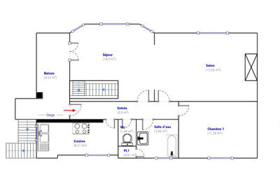 Maison - 117 m² - 6 pièces