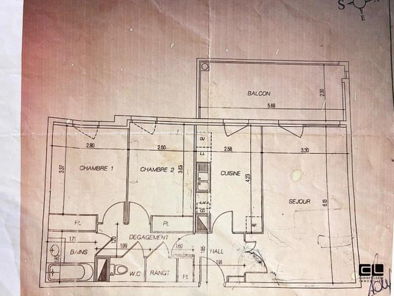 Appartement - 66 m² - 3 pièces