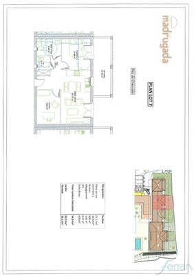 Maison jumelée - 55 m² - 3 pièces