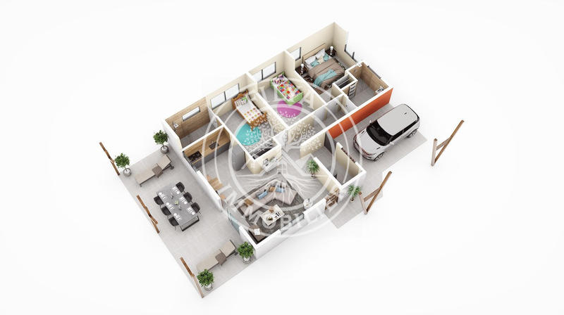 Maison - 86 m² - 4 pièces