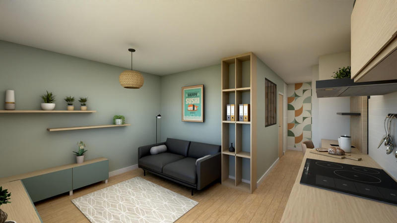 Appartement - 31 m² - 2 pièces