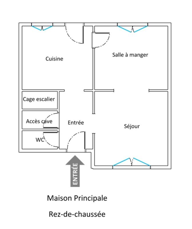 Maison - 85 m² - 5 pièces