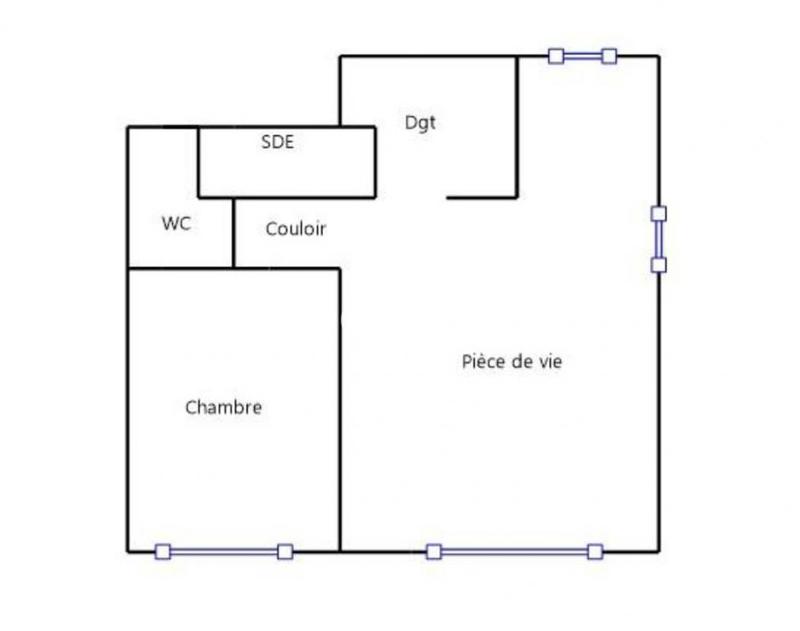 Appartement - 41 m² - 2 pièces