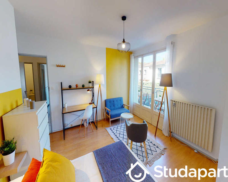 Chambre - 40 m² - 1 pièce