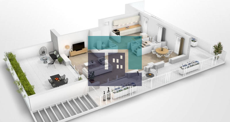 Appartement - 140 m² - 5 pièces