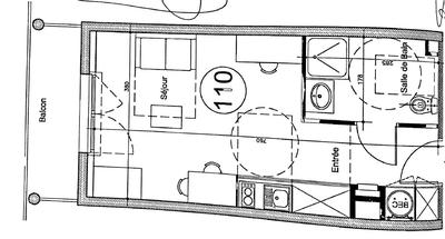 Appartement - 28 m² - 1 pièce