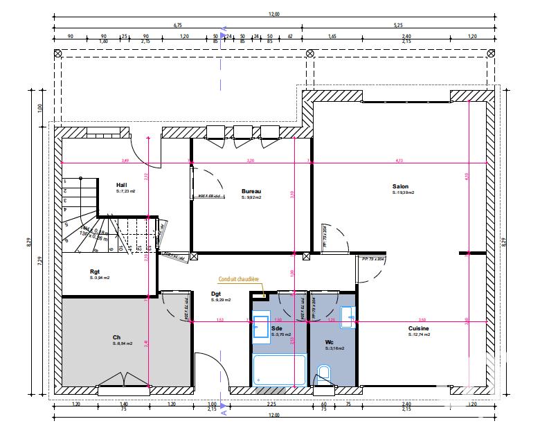 Maison - 230 m² - 12 pièces
