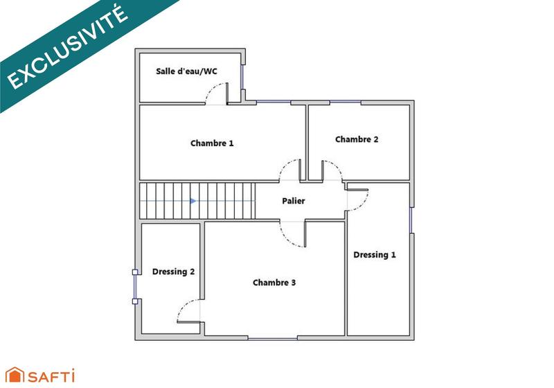 Maison - 87 m² - 6 pièces