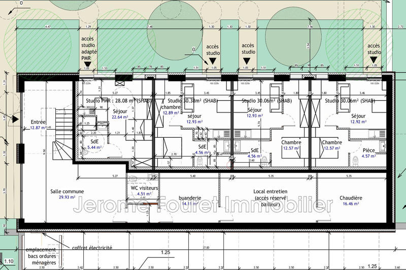 Appartement - 118 m² - 2 pièces