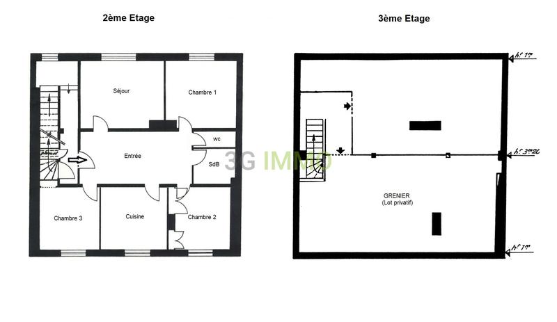 Appartement - 90 m² - 4 pièces