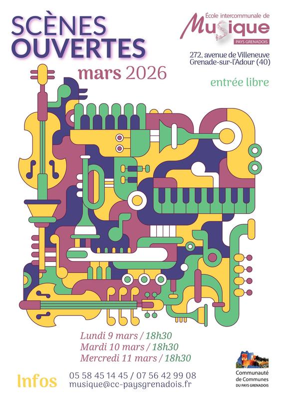 Scènes ouvertes de l’Ecole de musique du Pays Grenadois