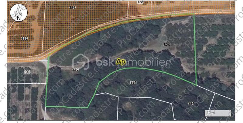 Terrain de loisirs - 2 580 m²