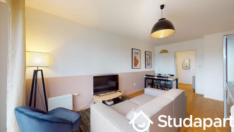 Chambre - 9 m² - 1 pièce