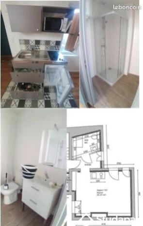 Appartement - 23 m² - 1 pièce