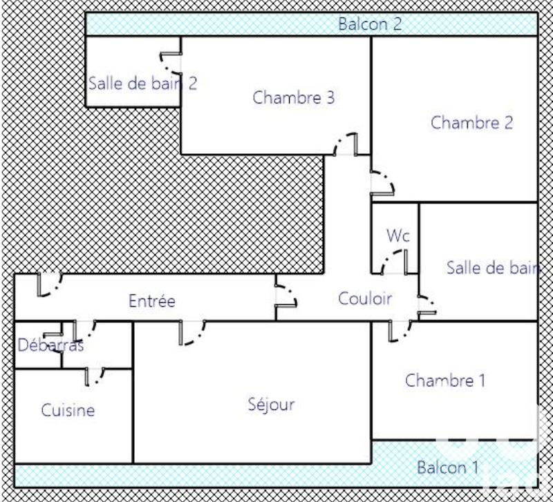 Appartement - 78 m² - 4 pièces