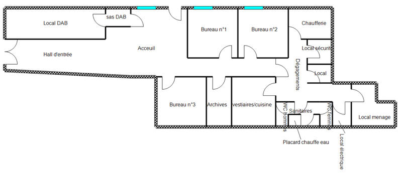 Local commercial - 162 m²