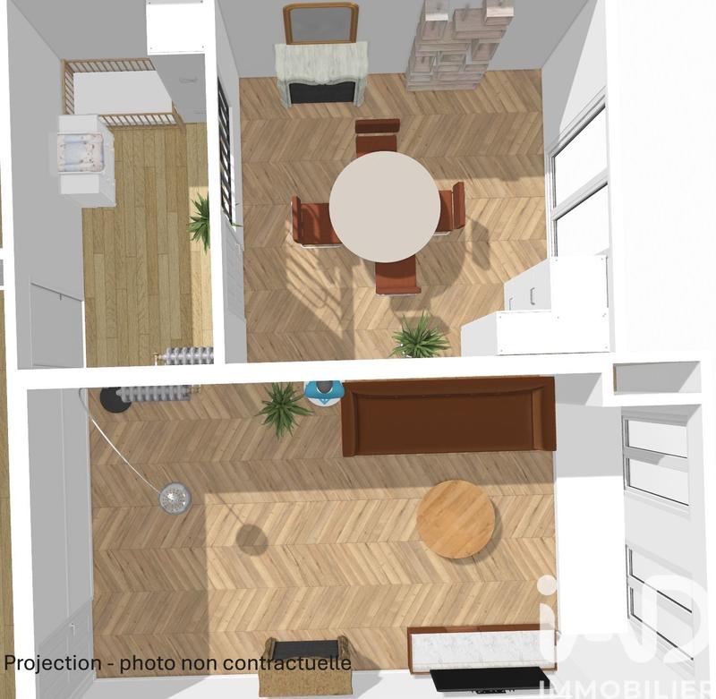 Appartement - 82 m² - 3 pièces