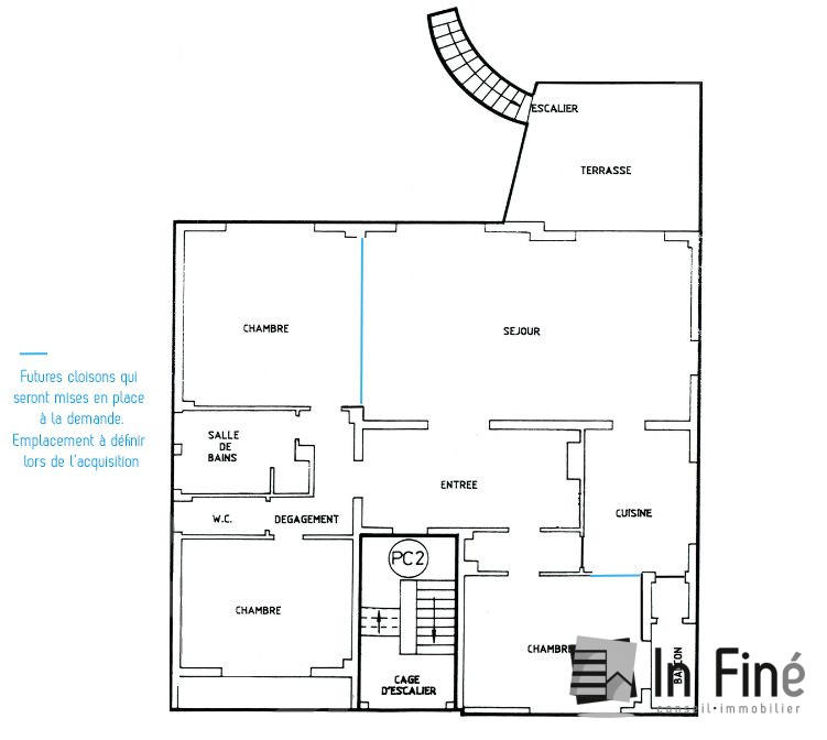 Appartement - 146 m² - 5 pièces