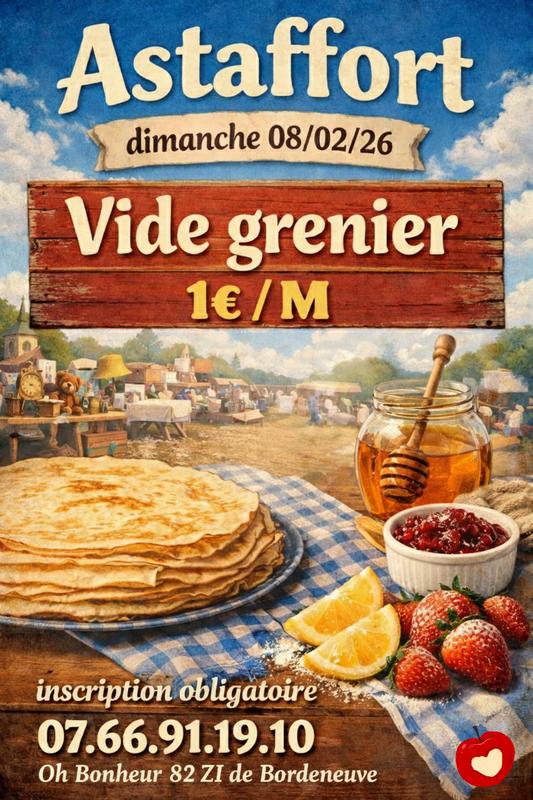 Vide grenier - brocante