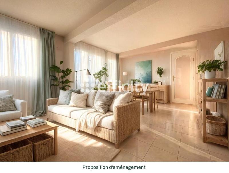 Appartement - 65 m² - 3 pièces