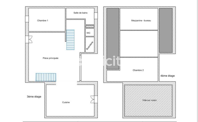 Appartement ancien - 89 m² - 4 pièces