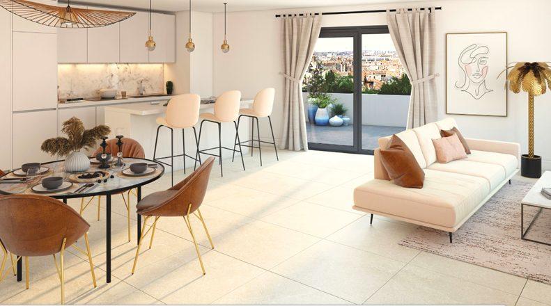 Appartement - 80 m² - 4 pièces