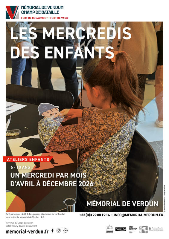 Les mercredis des enfants au Mémorial de Verdun