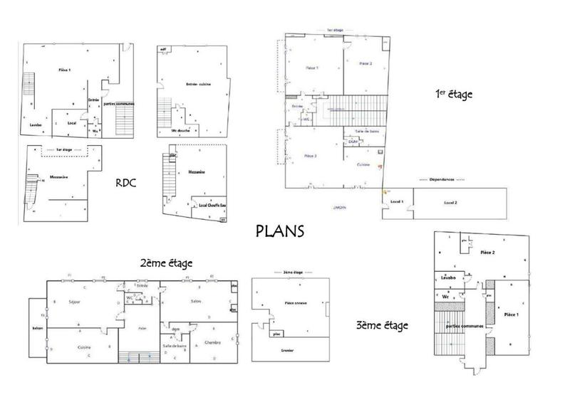 Immeuble - 250 m² - 11 pièces