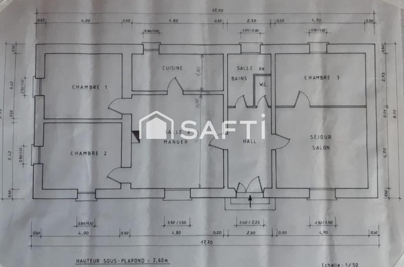 Ferme - 107 m² - 5 pièces