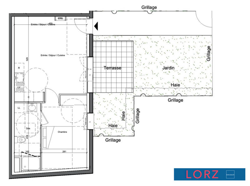 Appartement - 41 m² - 2 pièces