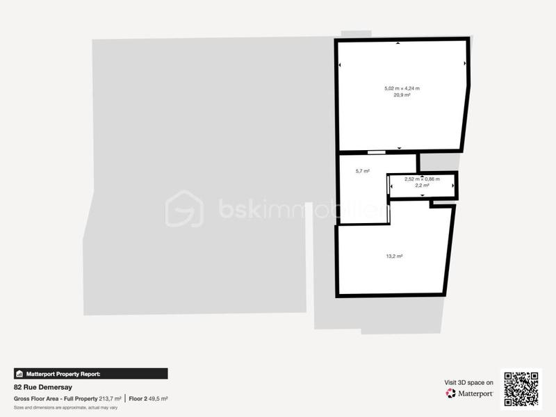 Maison - 86 m² - 3 pièces