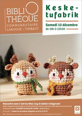 Rencontre avec l'autrice Khuc Cay et atelier Amigurumi