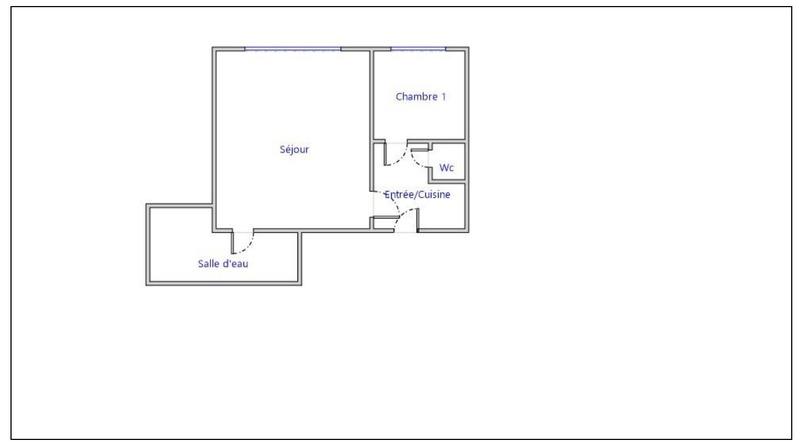 Appartement ancien - 39 m² - 2 pièces